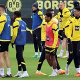 Julien Duranville während des Trainings am Dienstag.