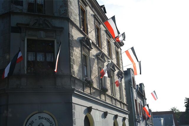 In diesem Gebäude an der Thusneldastraße 3 in Dortmund Dorstfeld ist der Firmensitz eines rechten Verlages angemeldet.