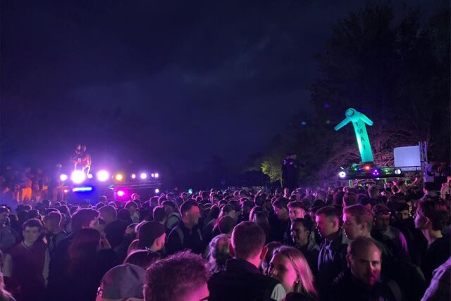 Im Westuferpark haben die Halterner den 1. Mai gebührend ausklingen lassen.