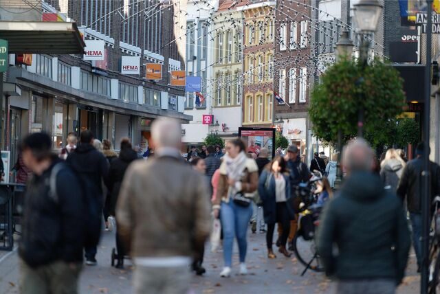 Die Fußgängerzone in Venlo, in den Niederlanden