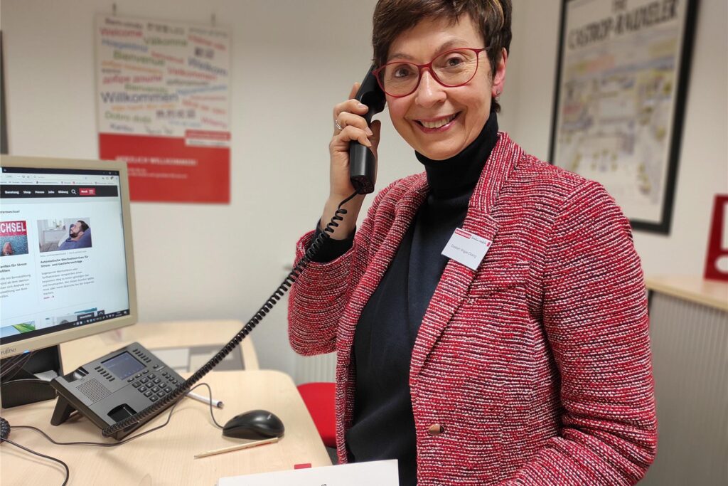Elisabeth Wigger-Düsing berät bei der Verbraucherzentrale zu Strom- und Gas-Fragen.