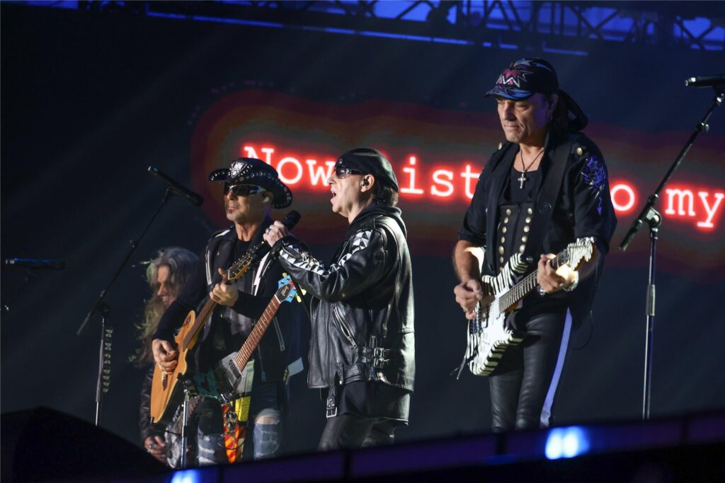 Scorpions auf Bühne Scorpions auf Bühne