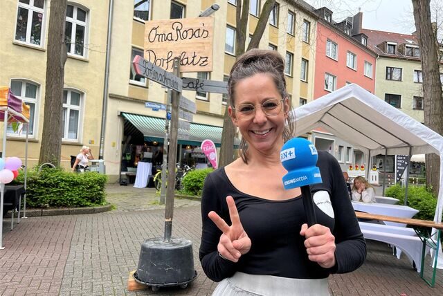 Melanie Wentzel-Terrahe führt eines der beliebtesten Cafés Dortmunds, das „Oma Rosa“.