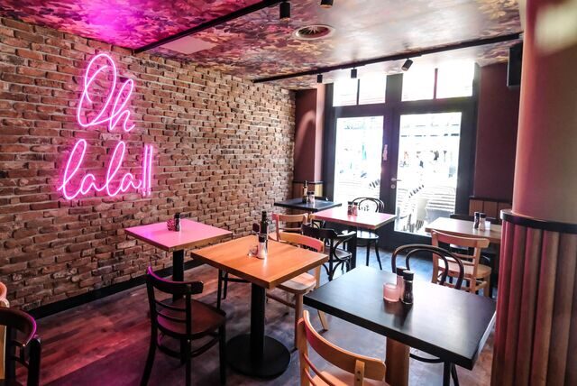 Blick in den Gastraum im neuen „Nonna di Mia“ in Recklinghausen.
