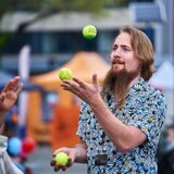 Beste Laune hatten die Dortbunt-Besucher am Samstag und Sonntag in der City