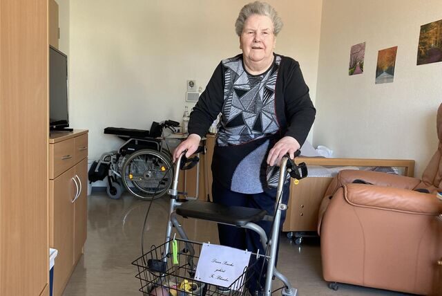 Helga Blümke, Bewohnerin im Haus Tobit