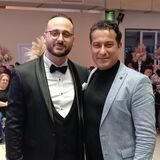 Bünyamin Oskay (l.) bei seiner Hochzeit im Mai 2022: Murat Vural gehörte zu den Gästen.