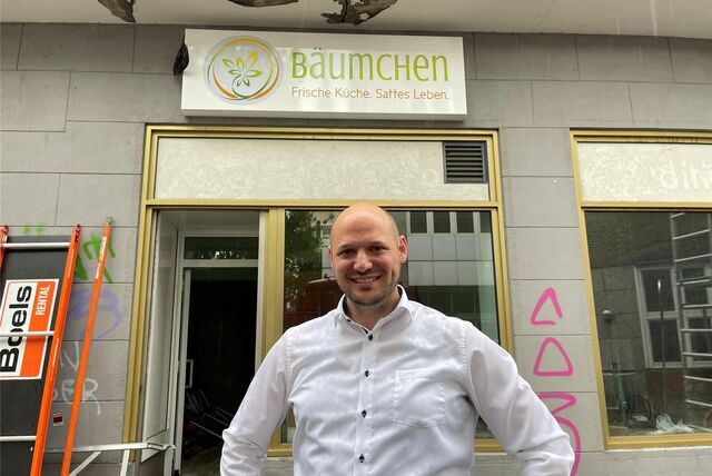 Oliver Bülskämper hat ein Konzept für das inklusive Café „Bäumchen“ entwickelt, das im Brückviertel eröffnen wird. Bis zur Eröffnung ist aber noch einiges zu tun.