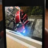 Sekunden nach dem Crash: Der Bewohner des betroffenen Hauses hat dieses Foto mit seinem Handy gemacht.
