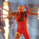 Die Band Lord of the Lost bei einem Konzert
