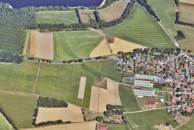 Der Halterner Ortsteil Hullern aus der Luft