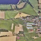Der Halterner Ortsteil Hullern aus der Luft
