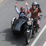 Viele Motorradfahrer waren in Dortmund unterwegs. Auffällig: die feine Kleidung.