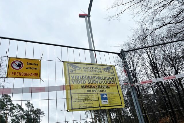 Das zweite Windrad in Lippramsdorf wird bald gesprengt, teilte Dr. Bernhard Klocke kürzlich mit.