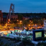 Das Sommerkino 2019 auf dem Zechengelände Ewald.