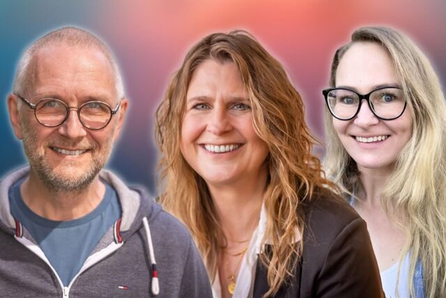 Beantworten in ihrer Kolumne Fragen rund um die Themen Beziehungen, Partnerschaft und Single-Leben: Die Paartherapeuten Benedikt Bock (links), Jennifer Angersbach (Mitte) und Birthe Kottmann.