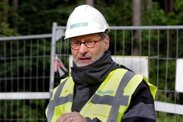 Dr. Bernhard Klocke, technischer Geschäftsführer der Stadtwerke und zugleich der Betreibergesellschaft Windpark Haltern AV9.