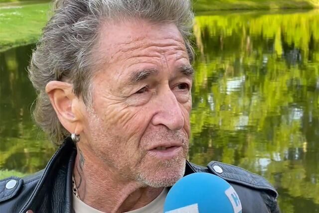Peter Maffay im Interview am Schloss in Heeren-Werve.