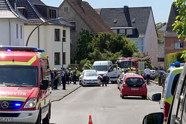Auf dem Sandweg kam es zu einem schweren Unfall.