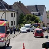 Auf dem Sandweg kam es zu einem schweren Unfall.