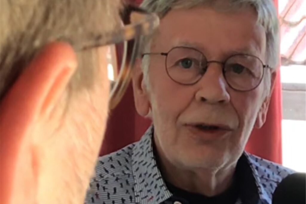 Ulrich Borgerding, einer der Erfinder von Castrop kocht über, im Interview mit Redakteur Tobias Weckenbrock.