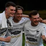 Spieler des FC Nordkirchen jubeln.