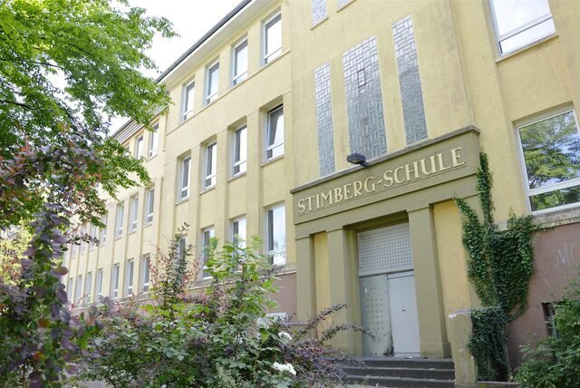 Die alte Stimbergschule in Oer-Erkenschwick. Das Gebäude gibt es nicht mehr.