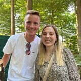 Das glückliche neue Königspaar in Lembeck: Benedikt Kölnberger und Greta Forsthövel.
