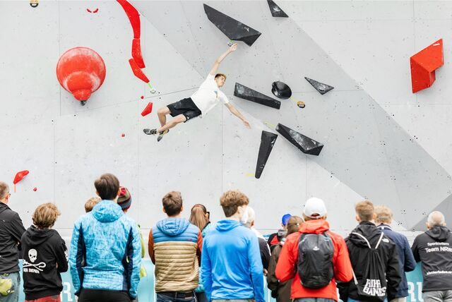 Bouldern bei den Ruhr Games in Duisburg, Foto aus dem Jahr 2021