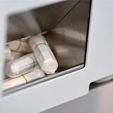 Ein Tampon-Spender