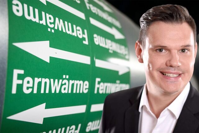 Stadtsprecher Christoph Winkel erläutert den Stand der kommunalen Wärmeplanung in Dorsten.
