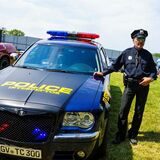 Amerikanische Autos werden bei der „American Car Show“ in Recklinghausen ausgestellt