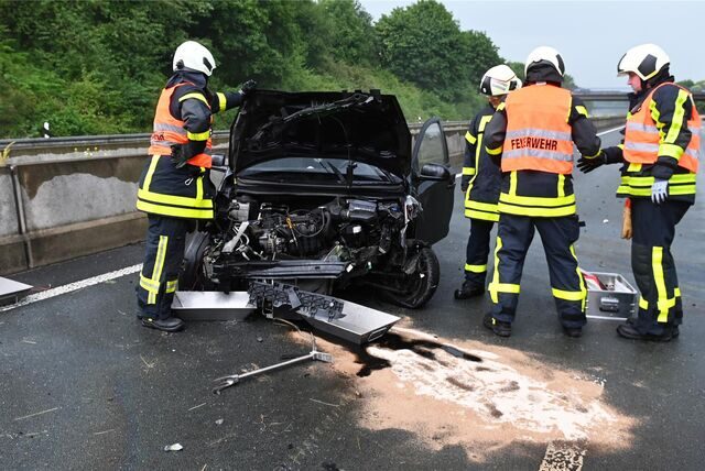 Auf der A31 bei Dorsten kam es am Dienstagabend zu einem schweren Unfall.