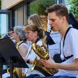 Schüler der Musikschule Recklinghausen geben beim Sommerfest am 17.6.2023 Kostproben ihres Könnens