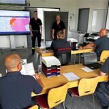 Besprechung bei der Feuerwehr Dorsten