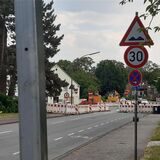 Die Bockholter Straße ist seit einigen Monaten in Nord/Südrichtung gesperrt.