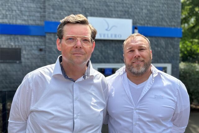 Patrick Bolik, Asset Manager bei Velero Wohnen und Ronny Sager, Head of Asset Management bei Velero Wohnen, sind verantwortlich für die Velero-Wohnungen im Dorstener Stadtteil Barkenberg.