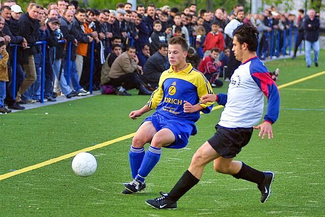Auf dem Weg zum Bezirksliga-Aufstieg gewann die Spvg Schwerin im Februar 2003 das Derby gegen Wacker Obercastrop deutlich mit 7:1.