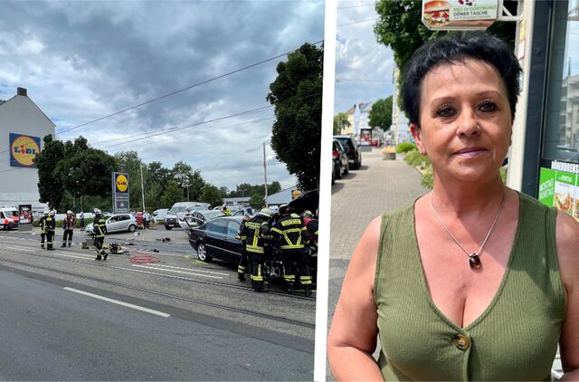 Bibiana Breitkopf ist eine Händlerin aus der Nachbarschaft des Lidl an der Kaiserstraße 182. Nach dem schweren Unfall vom 20.6. sagt sie: „Hier ist schon häufiger etwas passiert.“