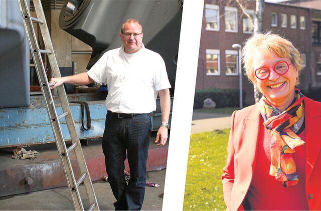 Ein Mann und eine Frau