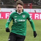 Joel Grodowski am Ball.