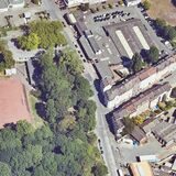 Luftbildaufnahme der Jakobstraße in Dortmund-Eving.