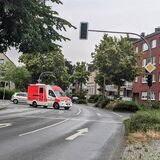Die Ampel an der Kreuzung Gahlener Straße/Clemens-August-Straße ist seit vielen Tagen defekt.