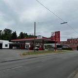 Diese Tankstelle in Dorsten ist am Mittwoch überfallen worden.