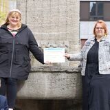 Katrin Lasser-Moryson und Ann-Kathrin Bludau vom Frauenhaus Castrop-Rauxel