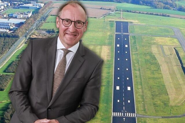 Airlines aus östlicher Richtung wie etwa Wizz Air sollen nach dem Willen des Flughafens 300 Meter mehr Landestrecke bekommen.