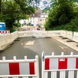 Baustelle auf der Arenbergstraße