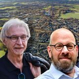 Bernd-Josef Schwane (CDU), Thorsten Huxel (Grüne) und Friedhelm Fragemann (SPD) waren mit weiteren Politikern vor Ort in Barkenberg.