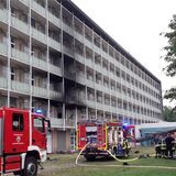 Feuerwehr am Marien-Hospital in Marl