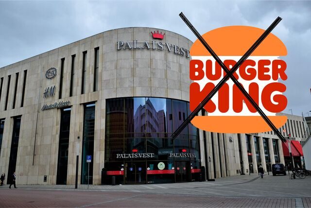 Burger King ist nicht mehr im Palais Vest.